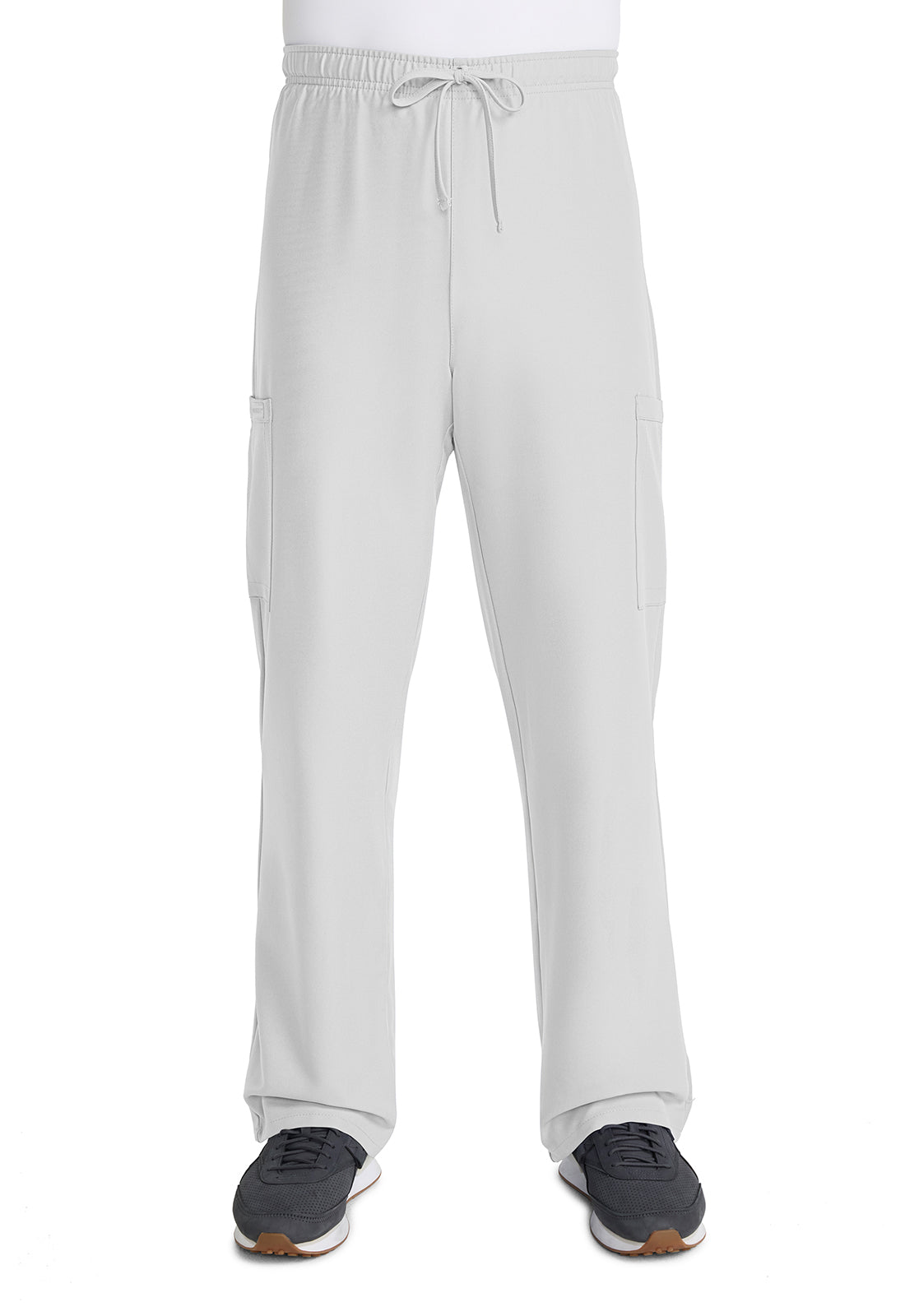 Unisex Unisex Mid Rise Drawstring Straight Pant - White
